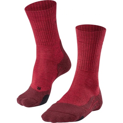Falke Дамски туристически чорапи Falke Women's TK2 Wool Walking socks - Scarlet - размер 37/38 (EU) (201-0464-0412)