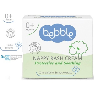 Bebble detský krém na orpuzeniny s oxidem zinečnatým 60 ml