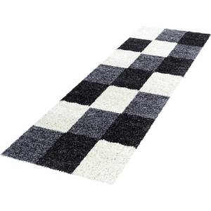 Ayyildiz Черно-бял пътека 80x250 cm Life - Ayyildiz Carpets (LIFE802501501BLACK)