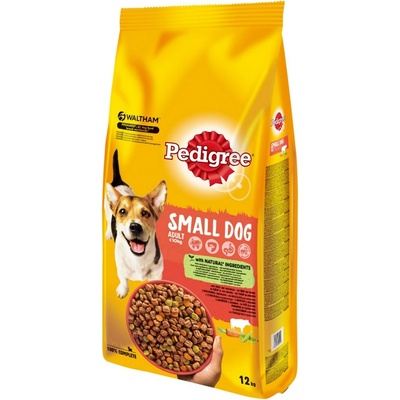 Pedigree Adult Mini hovädzie mäso a zelenina 12 kg