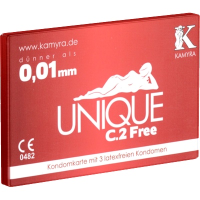 Kamyra Single: Unique C. 2 Free, 3 latex free condoms