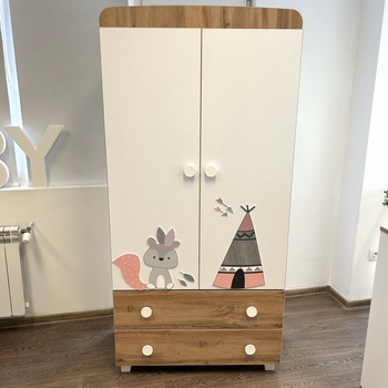 Дейзи Нова БЕБЕШКИ И ДЕТСКИ ГАРДЕРОБ ЛИВИО РОЗОВ ИНДИАНЕЦ БЯЛ+ДЪБ ВОТАН