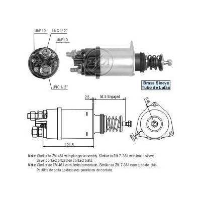 Spínač startéru Delco 10478996
