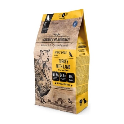 Country of Animals Turkey and Lamb 2 kg