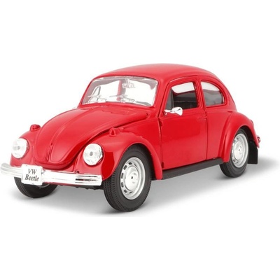 Maisto Volkswagen Beetle červená R 1:24