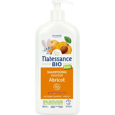 Natessance Dětský šampon s meruňkou 500 ml