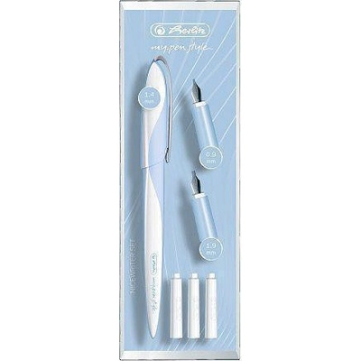 Herlitz Kaligrafické plniace pero modré