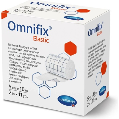 Hartmann-Rico Omnifix elastická náplast – prodyšná a hypoalergení fixační náplast 5 cm x 10 m