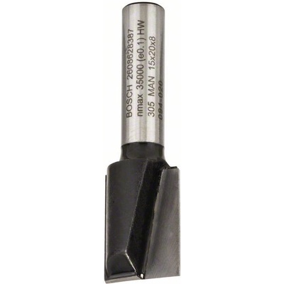 BOSCH Drážkovací frézy 8 mm, D1 15 mm, L 20 mm, G 51 mm
