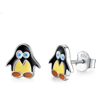 Nubis dětské stříbrné tučňáčci DN-0018