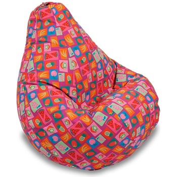 Pufrelax Пуф круша Nirvana Grande, Водоустойчив, Плодове, Многоцветен