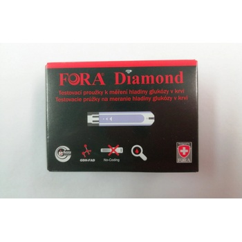 FORA Diamond Testovací proužky ke glukometru DM10 / DM20 / DM30 / DM40 50 ks