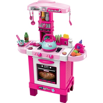 Buba Детска индукционна кухня Buba - Розова, със звук и светлина (008-939)