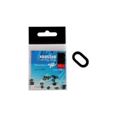 Giants Fishing Krúžok Oval Rig Ring veľ.4,5 mm 20 ks