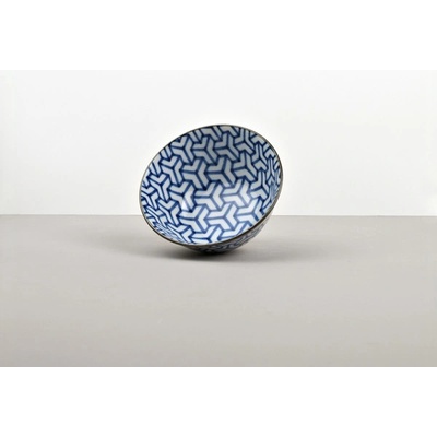Made in Japan Indigo Ikat střední mísa herringbone 13 cm