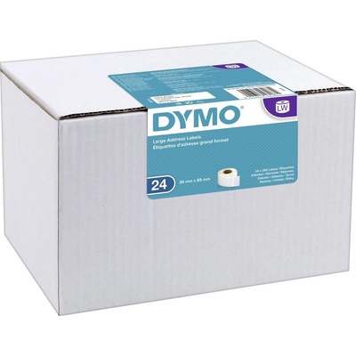DYMO etikety v roli kombinované balenie 13187 S0722390 89 x 36 mm papier biela 6240 ks trvalé adresná nálepky; S0722390