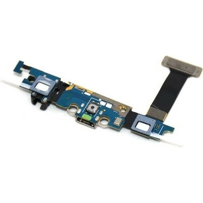 Flex kabel nabijania Samsung G925F Galaxy S6 Edge - nabíjací konekor, mikrofón Farba: nabíjací konektor, flex a mikrofón