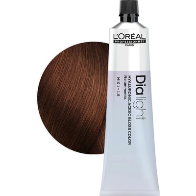 L'Oréal Professionnel Dia Light demi-permanentní barva na vlasy 60 ml - 6,35