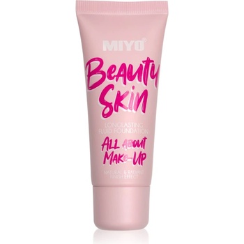 Miyo Beauty Skin All About Make-Up дълготраен фон дьо тен цвят 01 Iwory 30ml