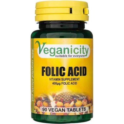 Veganicity Kyselina listová 400μg 90 tabliet
