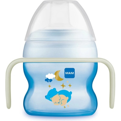 MAM HRNČEK STARTER CUP NIGHT 150 ml modrá