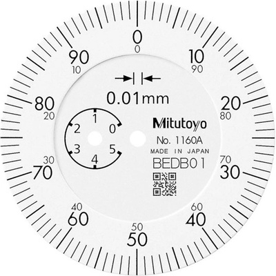 Mitutoyo Úchylkoměr číselníkový analogový s očkem 5/1/0,01 mm mitu-1160a