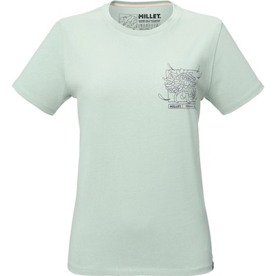 Millet Дамска тениска Millet Women's Cimaï Collab S/S T-shirt - Seaweed (916-7414-0212)
