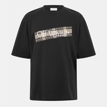 OFF WHITE Тениска OFF WHITE Men's Textured T-Shirt - Black