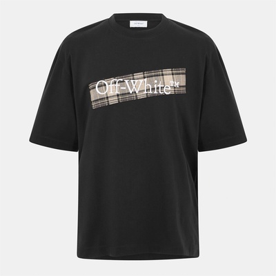 OFF WHITE Тениска OFF WHITE Men's Textured T-Shirt - Black