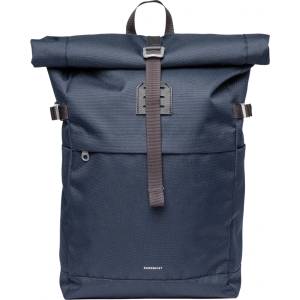 Sandqvist Дневна раница Sandqvist Icon Rolltop Backpack 23 Daypack - Navy with Black Leather - размер One Size (502-9420-0811)