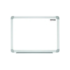 Office products Бяла магнитна дъска с алуминиева рамка 120х240см