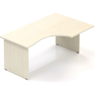 Lenza Ergonomický stůl Visio 160 x 100 cm, pravý, javor