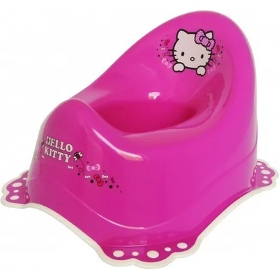 Maltex Детско гърне Hello Kitty с гумирана основа розово
