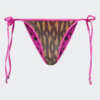 Adidas Дамски бикини Adidas Originals AO x IVY PARK Sequin Monogram Bikini Bottoms Womens - Brown