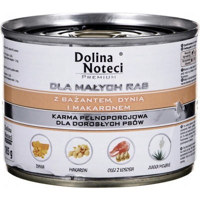 Dolina Noteci Premium Adult Mini s bažantem dýní a těstovinami 185 g