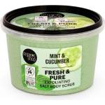 Organic Shop Fresh & Pure Mint & Cucumber Exfoliating Salt Body Scrub 250 ml Лосион за тяло