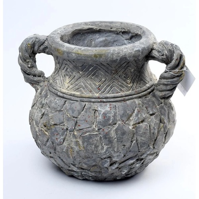 AKCIA!! OBAL VÁZA MGO ŠEDÁ 28x24x22CM