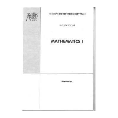 Mathematics I