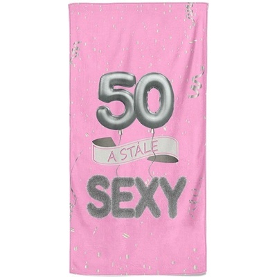 Impar osuška 140 x 70 cm stále sexy 50 růžová