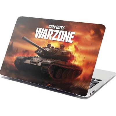 Sablio Samolepka na notebook Call of Duty Warzone - tank - 29x20 cm