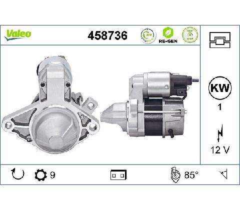 Štartér VALEO 458736