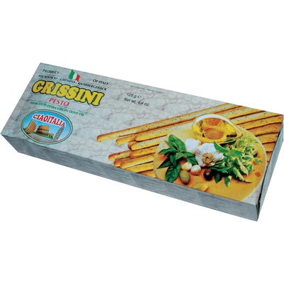 Grissini Tyčinky S Pestom A Olivovým Olejom 125 g