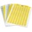 Partex PLL040006D4SM полиестерни етикети 40x6 мм, жълто A4, 10x176 бр (PLL040006D4SM)