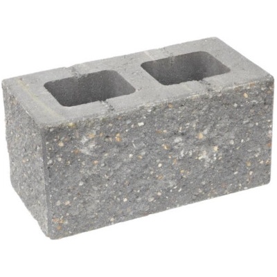 CS-BETON Tvárnice CSBLOK koncová štípaná 40x20x20 cm šedá