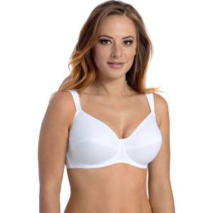Gaia Сутиен с меки чашки в бял цвят maddalena 075 eh-69647-biaŁy - Бял, размер 80b