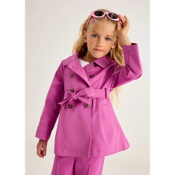 MAYORAL Пролетно тренч яке в тъмно розов цвят за мини момиче Mayoral