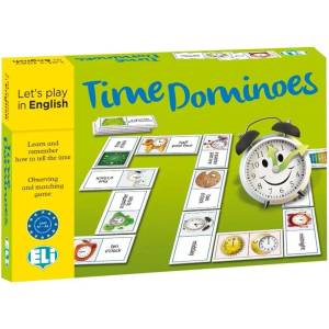 ELi Publishing Образователна игра Eli Time Dominoes (Английски език) (KLAB9421)