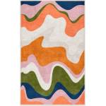 Mila Home Оранжев килим подходящ за пране 60x100 cm Squiggly Orange - Mila Home (HKG-MMN-Colorful-003-60x100)