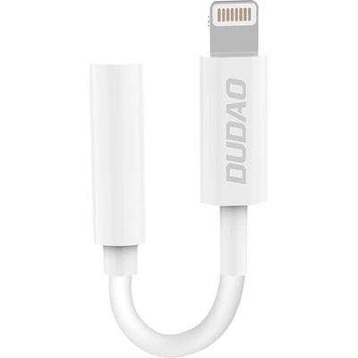 Dudao audio adapter headphone adapter Lightning to mini jack 3.5mm white (L16i white)
