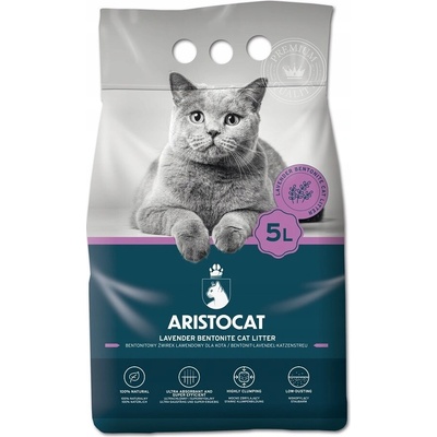 ARISTOCAT Bentonite Plus ​Bentonitové stelivo s vôňou levandule 5 l